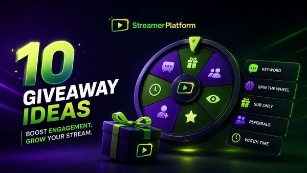 10 Stream Giveaway Ideas That Actually Boost Your Live Viewership